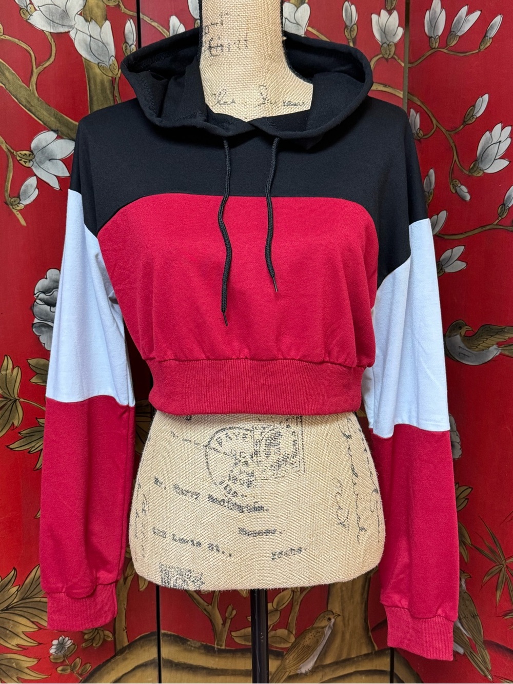 Women’s Cropped Workout Hoodie Top | #W59